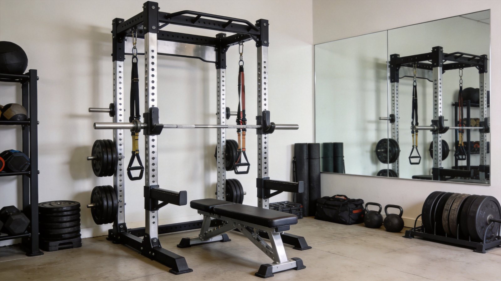 Power rack exercises